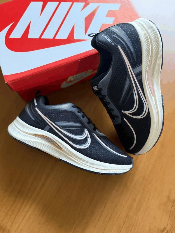 NIKE ZOOM ESPORTIVO - PTO/ROSÊ/BCO