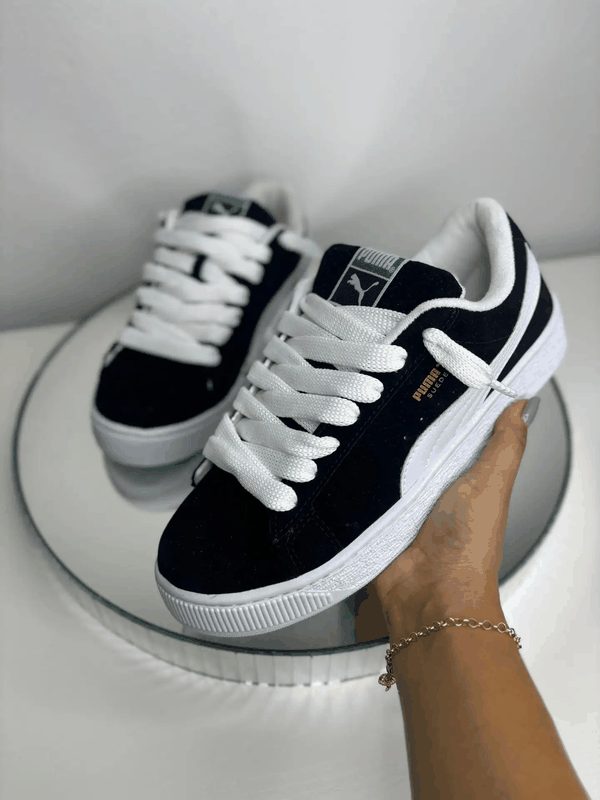 PUMA SUEDE PREMIUM - PTO/BCO