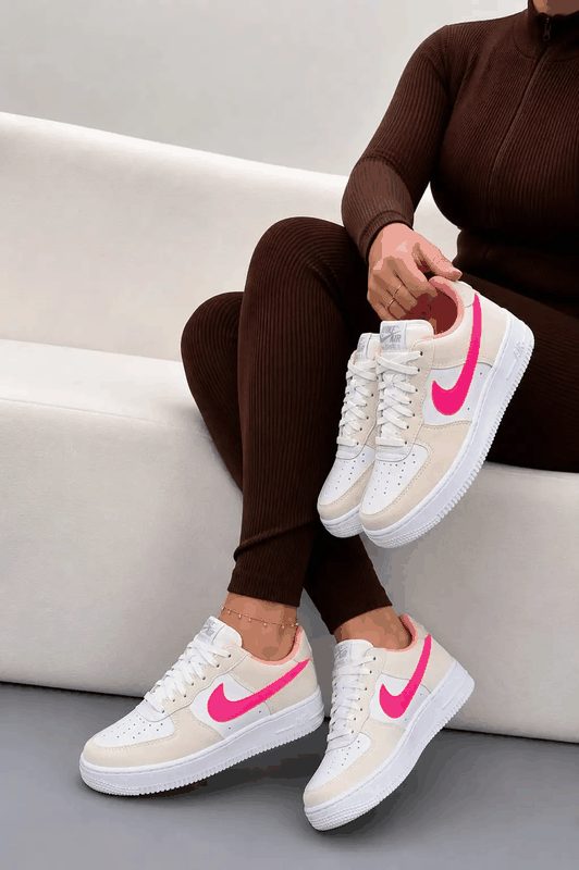 AIR FORCE PREMIUM - BEGE/ROSA/BCO