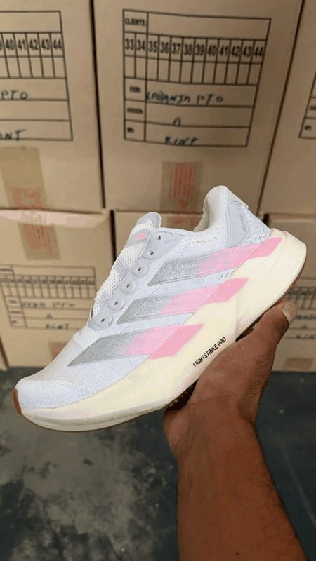 ADIDAS LIGHTSTRIKE PRO - BCO/CINZA/ROS