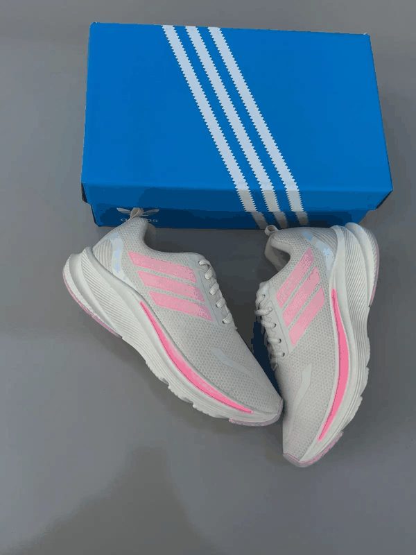 TENIS ADIDAS FALCON - OFF/ROSA BB