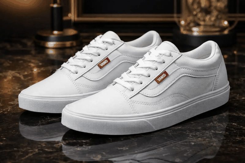 VANS TRADICIONAL CASUAL - BRANCO/BRANCO