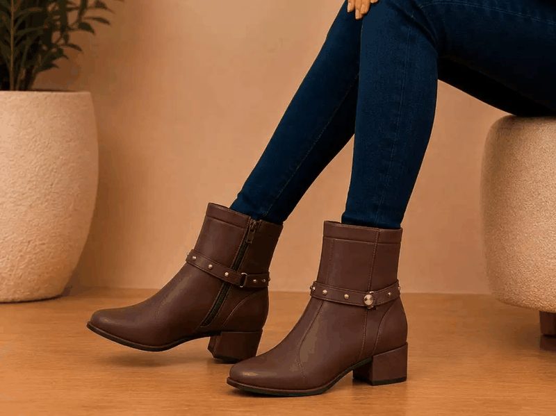 BOTA CANO CURTO - CAFÉ