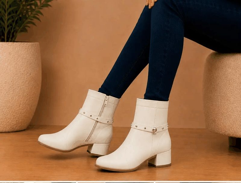 BOTA CANO CURTO - BRANCO