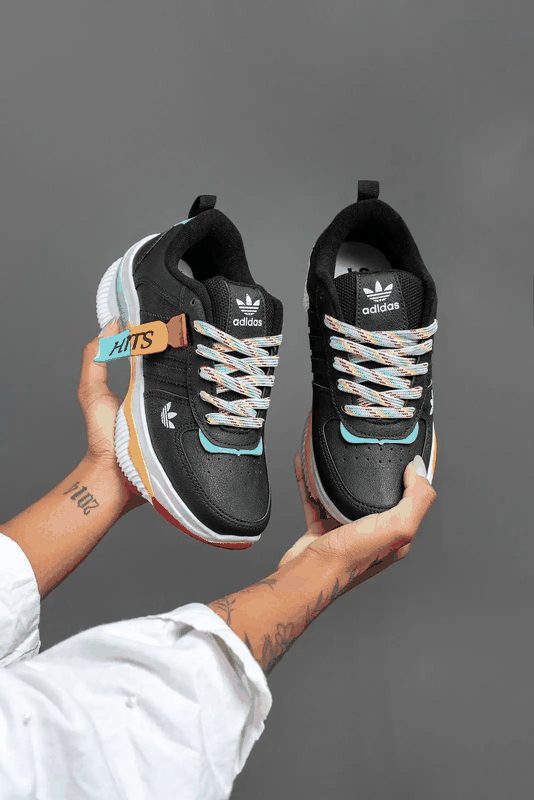 ADIDAS HITS - PRETO/SOL.COLORIDO