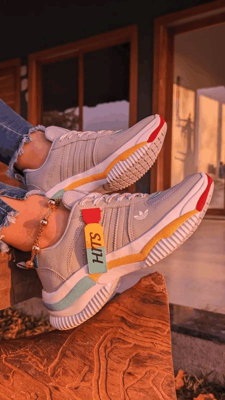 ADIDAS HITS - CINZA/SOL.COLORIDO