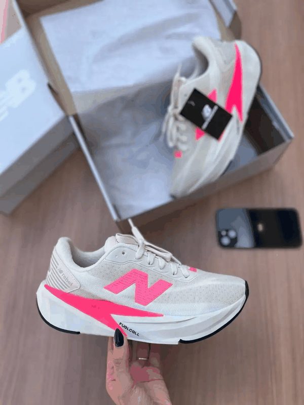 NEW BALANCE REBEL - BEGE/ROSA