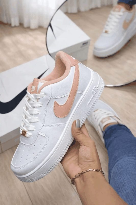 AIR FORCE PREMIUM - BRANCO/ROSÊ