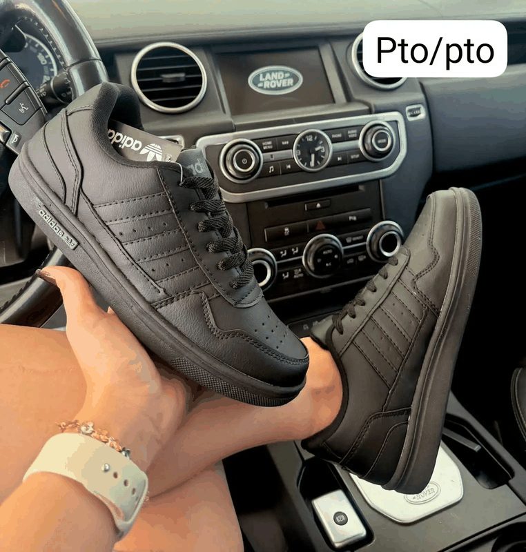 TENIS ADIDAS CASUAL - PRETO/P