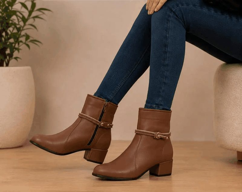 BOTA CANO CURTO STRASSE - CARAMELO