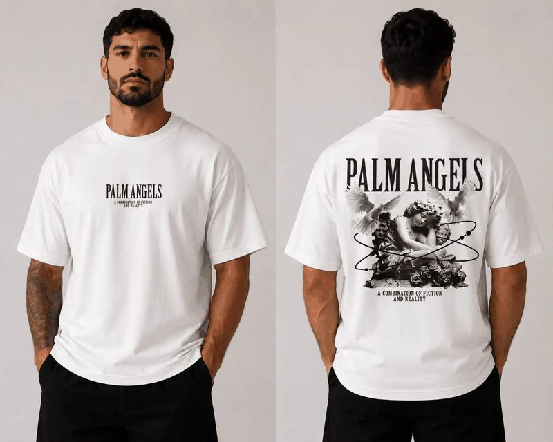 CAMISA OVERSIZED PREMIUM - PALM ANGELS BRANCO