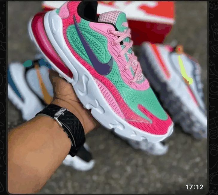 NIKE AIR MAX 270 - VERDE/ROSA/LILÁS/BCO