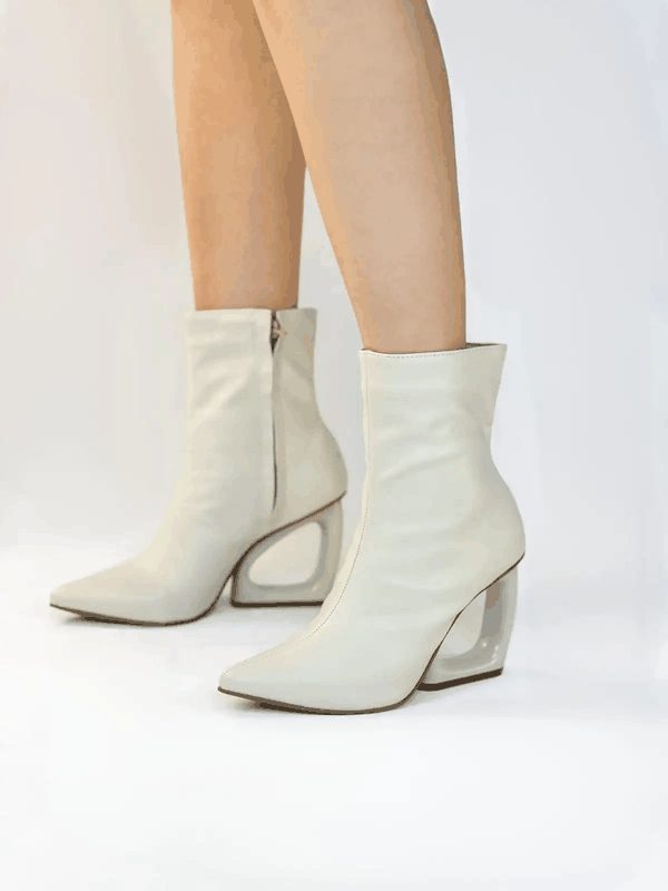 BOTA FEMININA - OFF WHITE