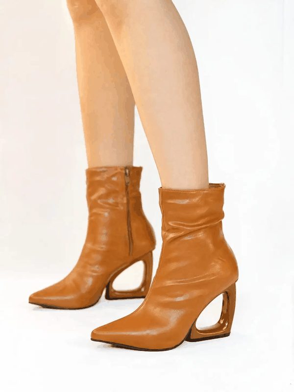 BOTA FEMININA - CARAMELO