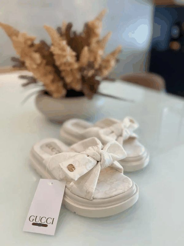 SANDÁLIA GUCCI LAÇO - BRANCA