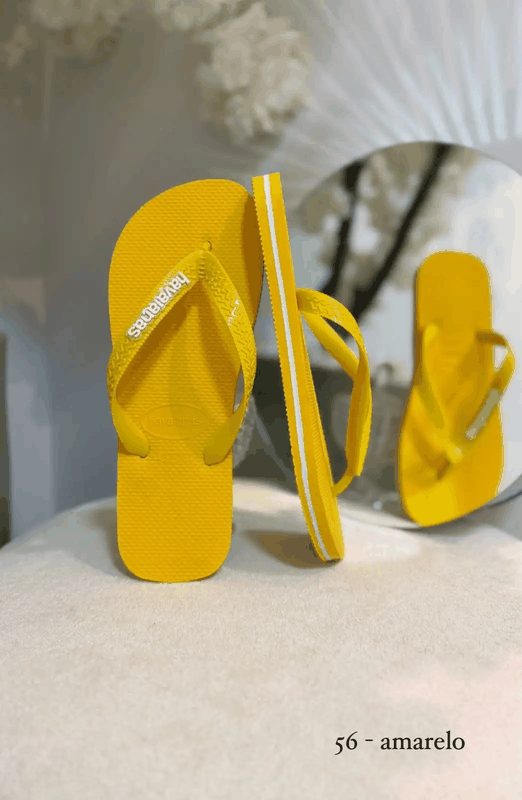 HAVAIANAS MASCULINA - AMARELO/BCO