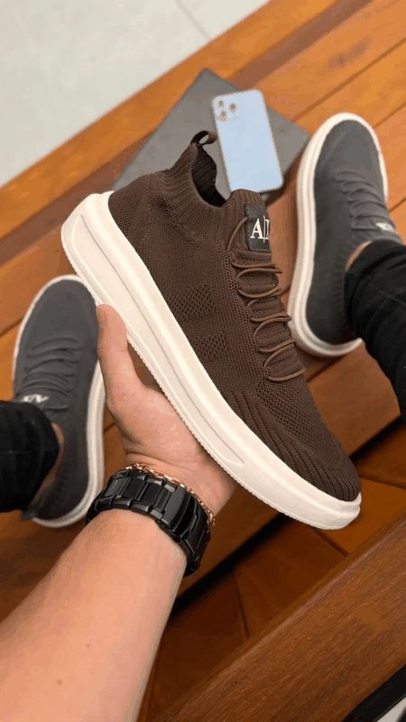 SAPATO CASUAL ARMANI - CAFÉ