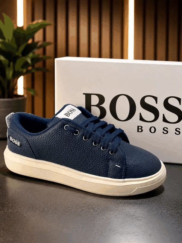HUGO BOSS CASUAL - MARINHO/OFF