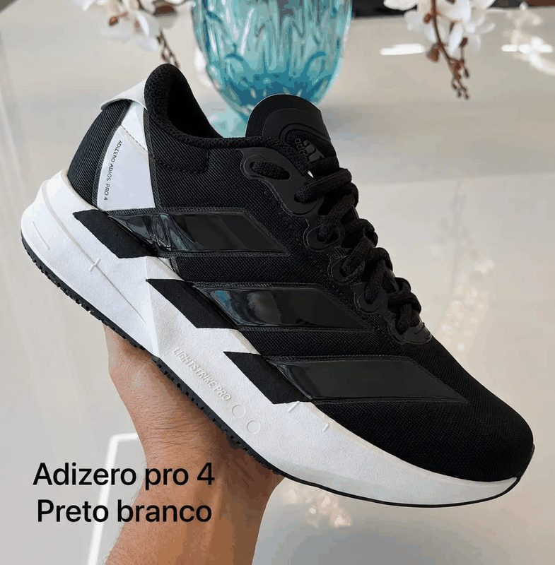 ADIZERO PRO 4 - PTO/BCO VERNIZ