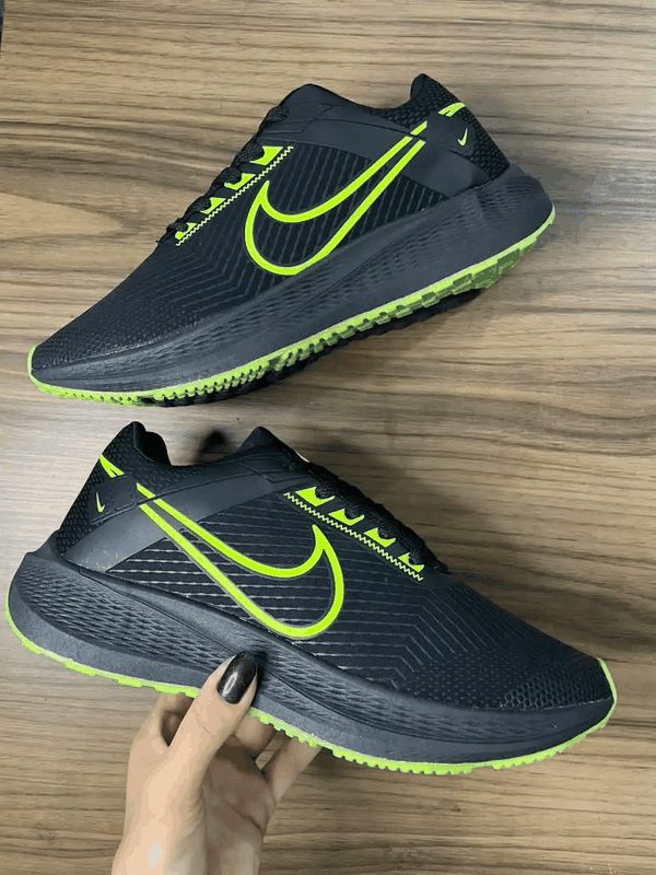 TENIS NIKE PEGASUS - PRETO/P/VERDE