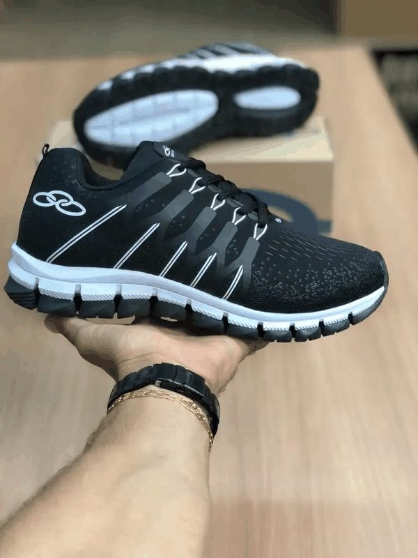 OLYMPIKUS ESPORTIVO - PRETO/BCO