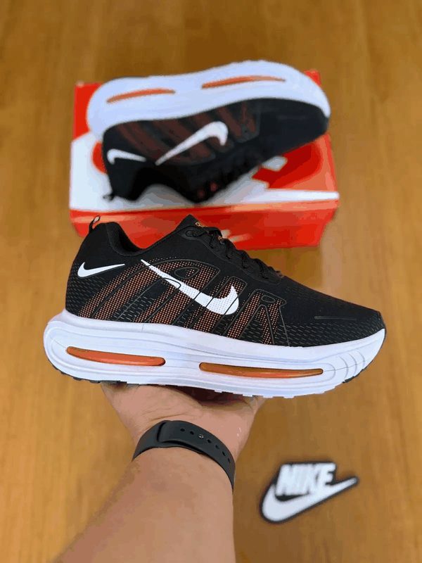 NIKE ZOOM PREMIUM - PTO/BCO/LARANJA