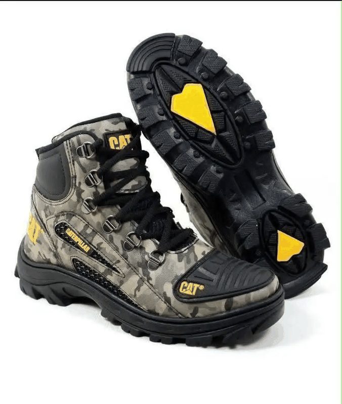 BOTA CAT - CAMUFLADA