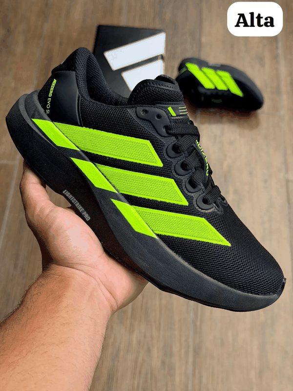 ADIZERO EVO SL - PRETO/VERDE