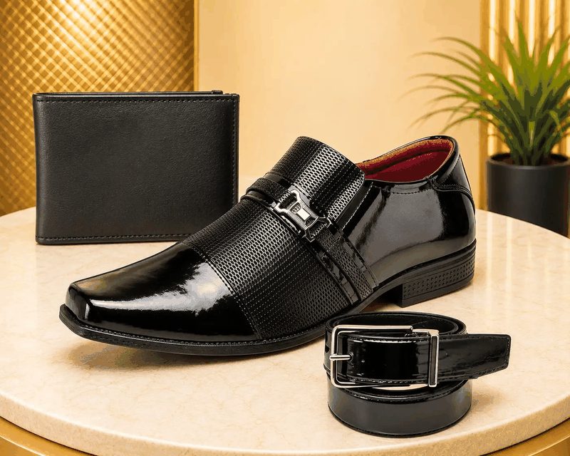 KIT SAPATO SOCIAL - PRETO