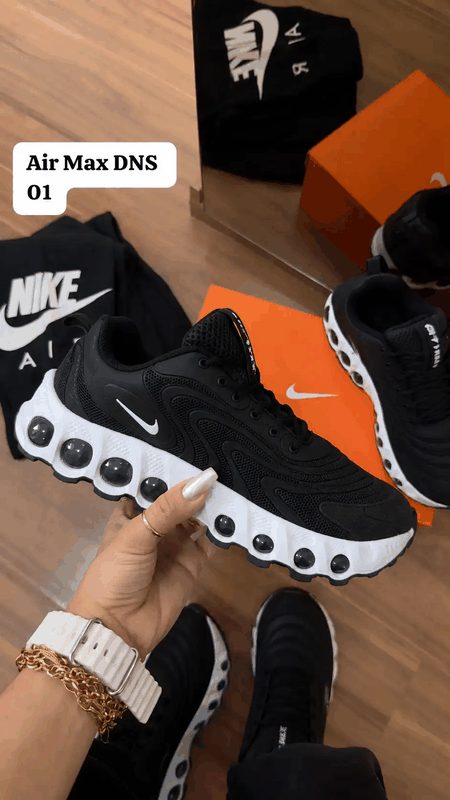 AIR MAX DNS - PRETO/BRANCO