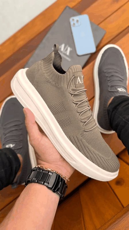 SAPATO CASUAL ARMANI - ARGILA