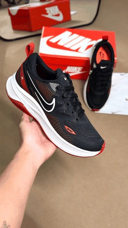 NIKE ZOOM X - PTO/VERMELHO/BCO