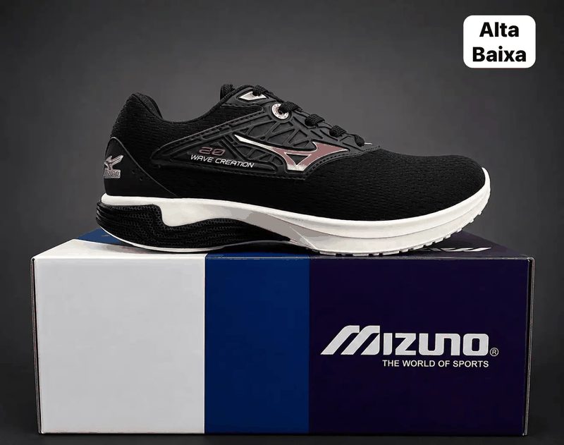 MIZUNO WAVE CREATION - PTO/VERMELHO/BCO