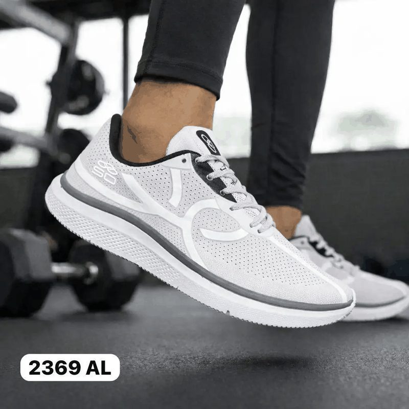OLYMPIKUS CASUAL 2369 - BRANCO/CINZA