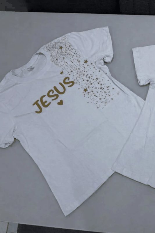CAMISA FEMININA PALAVRAS - JESUS