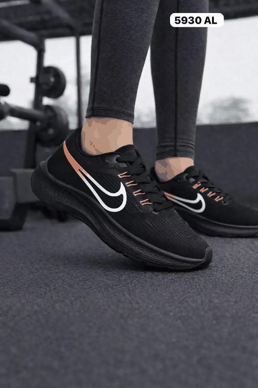 NIKE ESPORTIVO - PTO/PTO/BCO/LARANJA