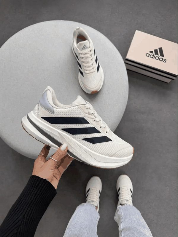 ADIDAS DURAMO PREMIUM - BEGE/PTO/CINZA