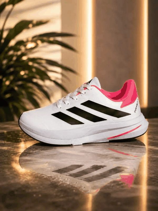 ADIDAS DURAMO PREMIUM - BRANCO/PTO/ROSA