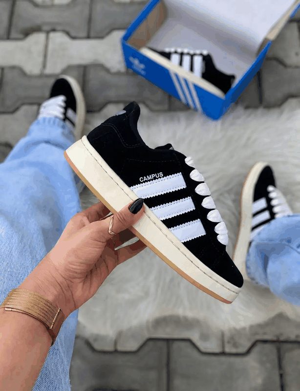 ADIDAS CAMPUS PREMIUM - PTO/BCO/CREME
