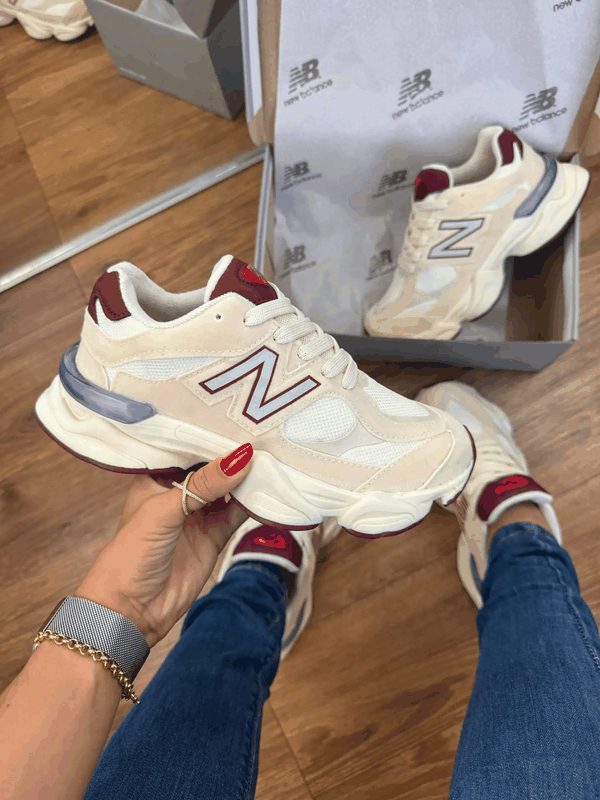 NEW BALANCE - CREME/VINHO