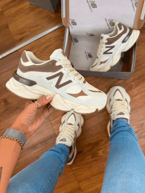 NEW BALANCE - BRANCO/CARAMELO