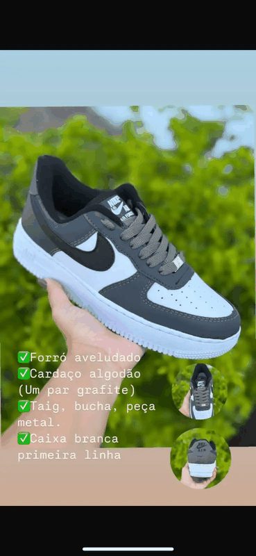 AIR FORCE PREMIUM - CINZA