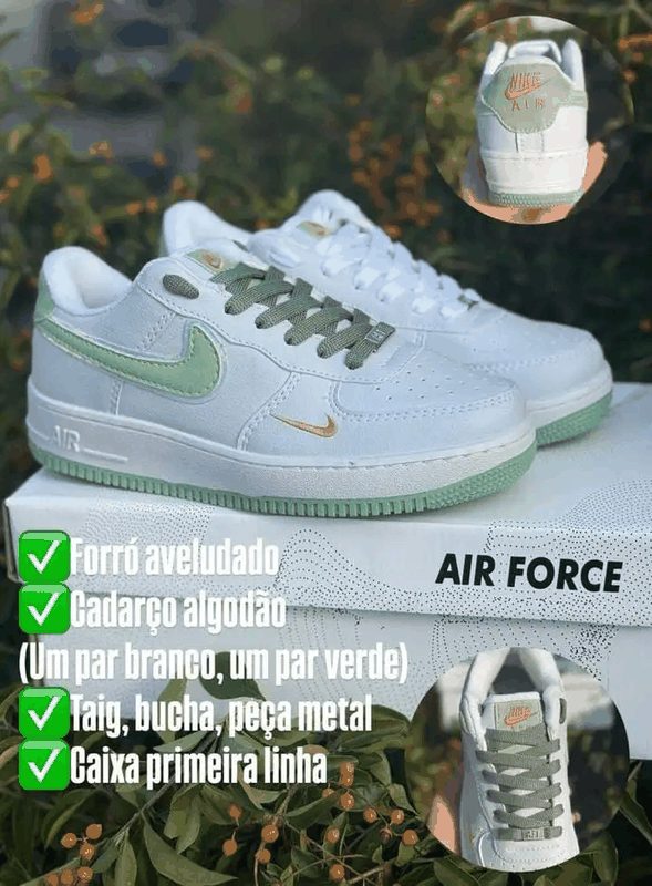 AIR FORCE PREMIUM - BCO/VERDE