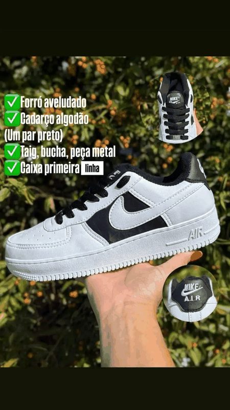 AIR FORCE PREMIUM - BCO/PRETO