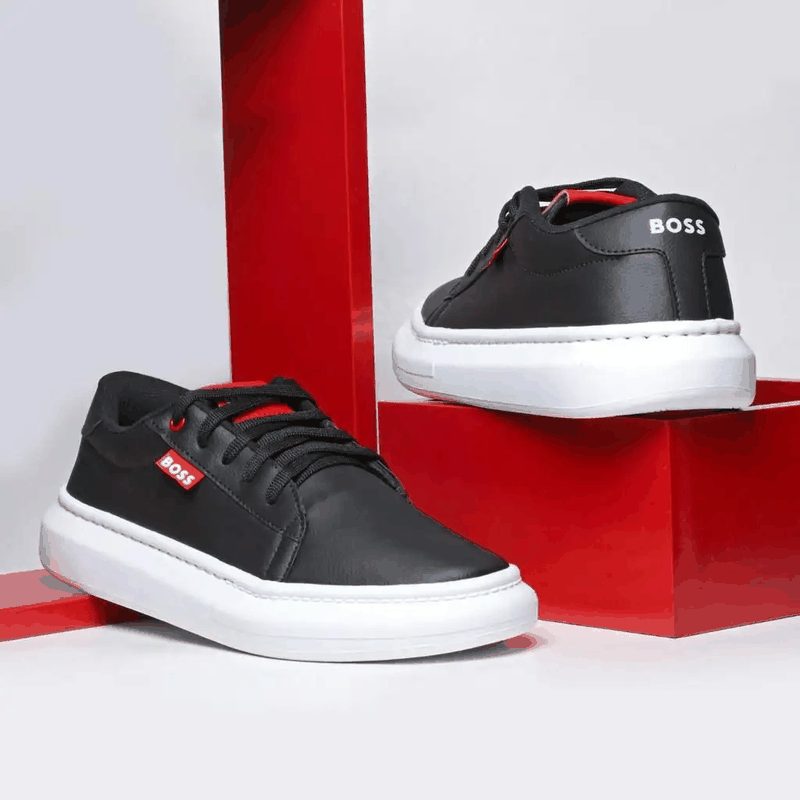 HUGO BOSS COURINO - PTO/VERMELHO