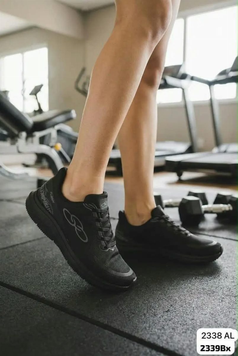 OLYMPIKUS ESPORTIVO - PRETO/CINZA