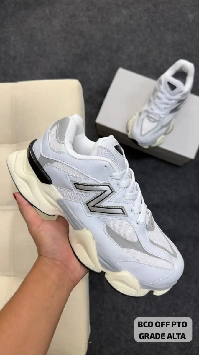 NEW BALANCE 9060 - BRANCO/CINZA/OFF