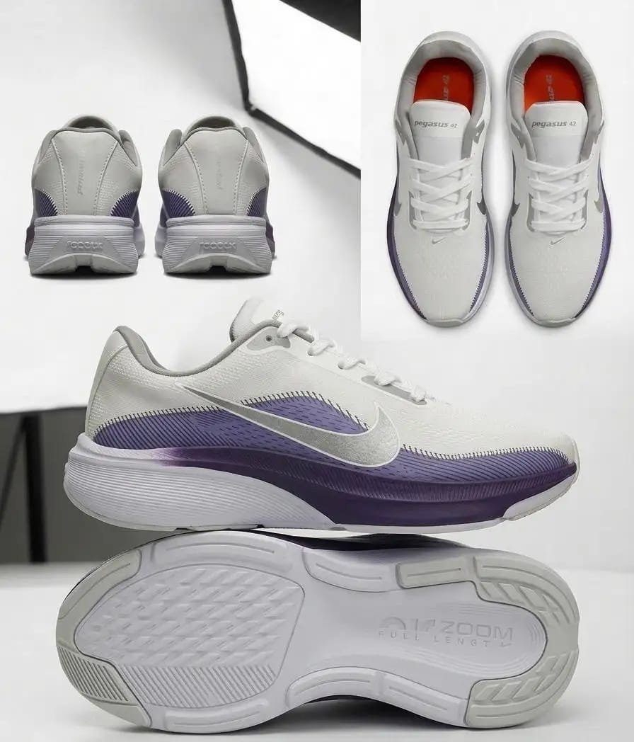 NIKE PEGASUS - BRANCO/ROXO
