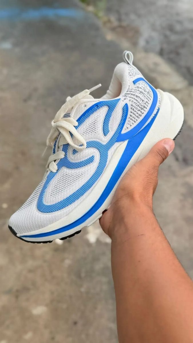OLYMPIKUS CORRE VENTO 3 - BRANCO/AZUL