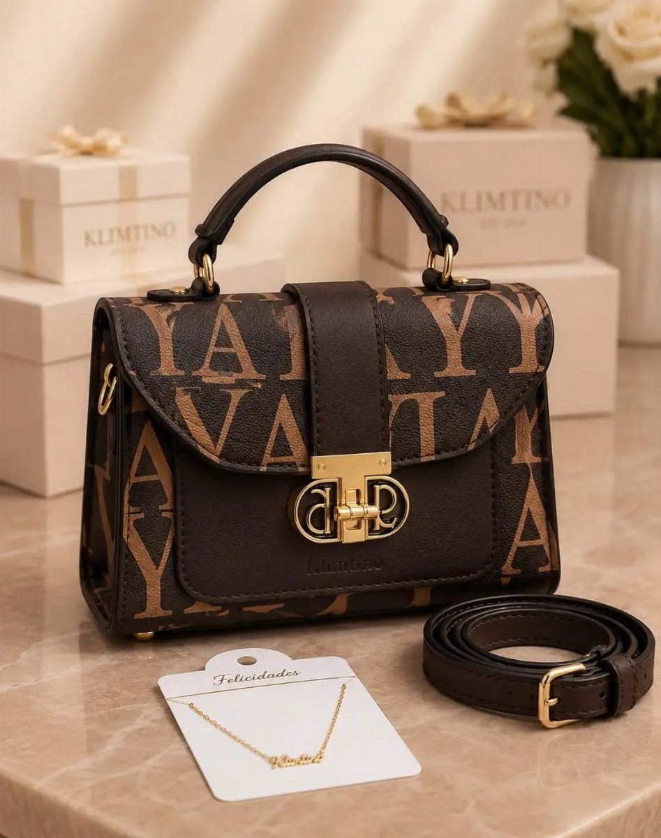BOLSA FEMININA KLIMTINO - CAFÉ
